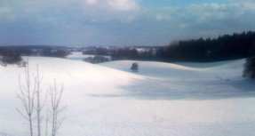 Landschaft um Wanzka im Winter